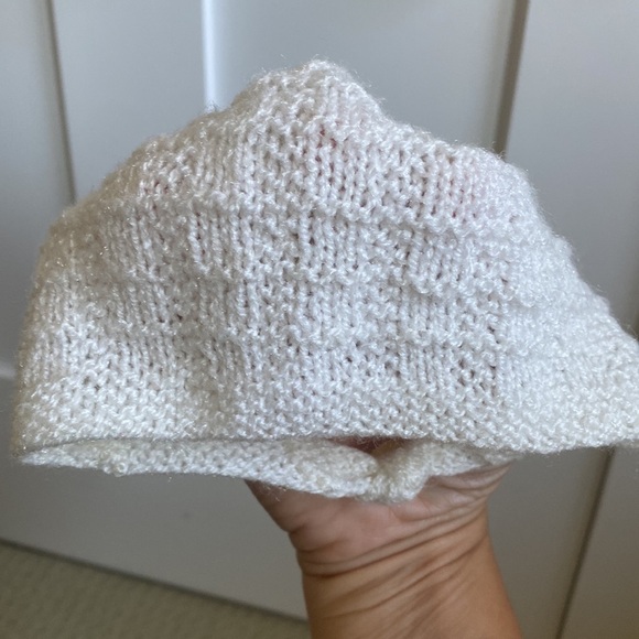 Vintage Knit Baby Bonnet - Picture 6 of 6